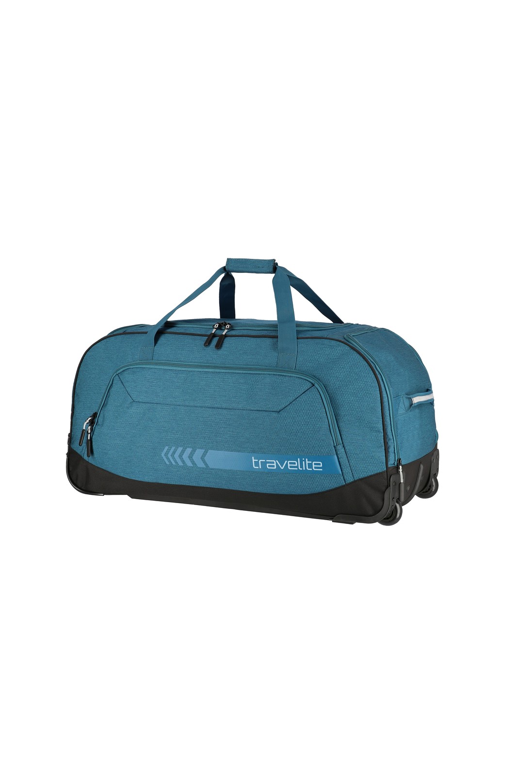 Travelite Kick Off Wheeled Duffle XL | Reistas 120 liter 6911 22 petrol voorkant schuin