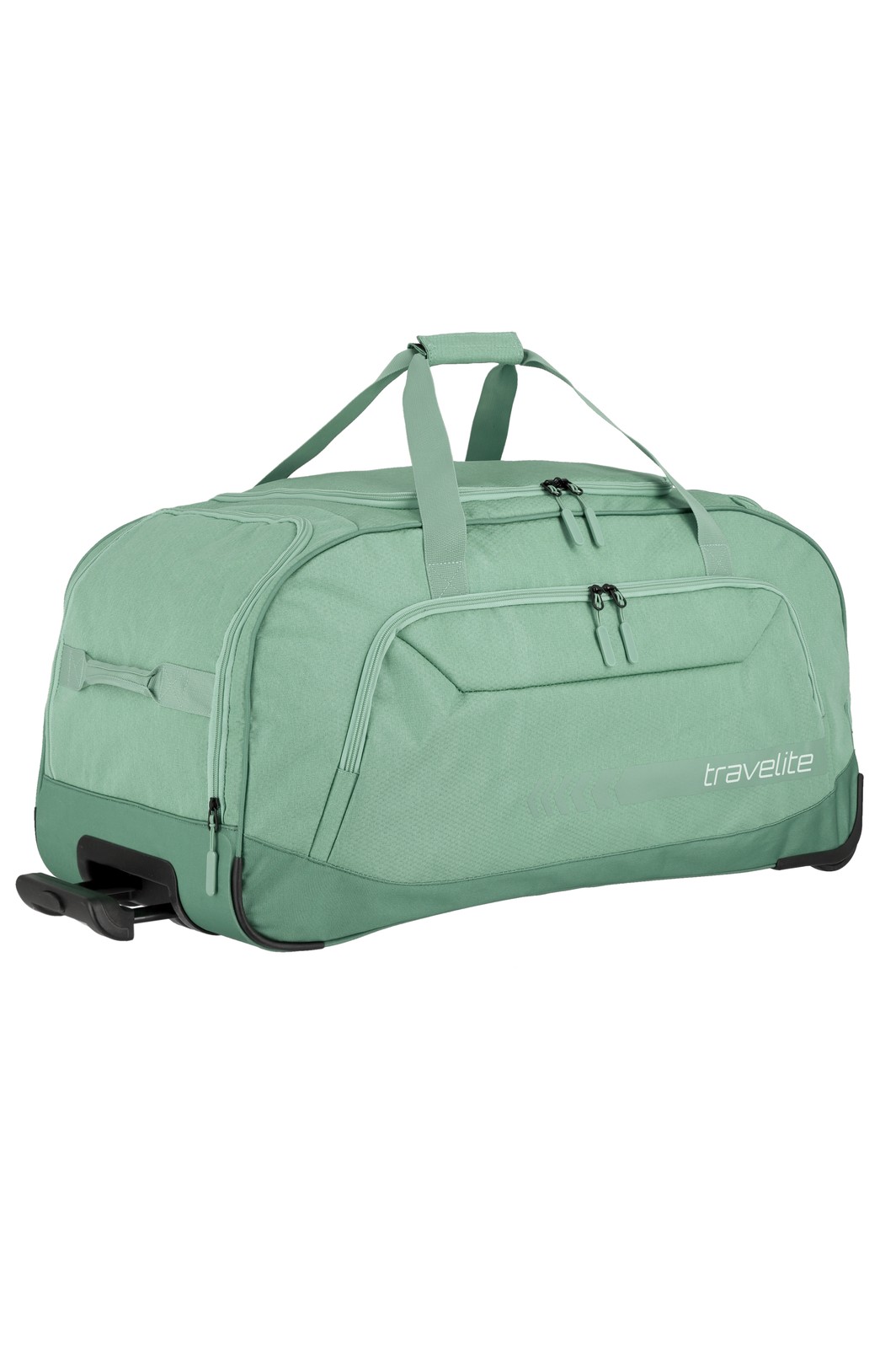 Travelite Kick Off Wheeled Duffle XL | Reistas 120 liter links schuin trekstang