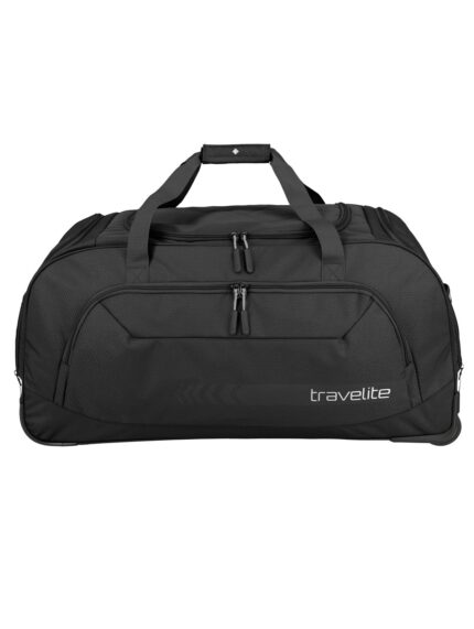 Travelite Kick Off Wheeled Duffle XL | Reistas 120 liter 6911 01 zwart voorkant