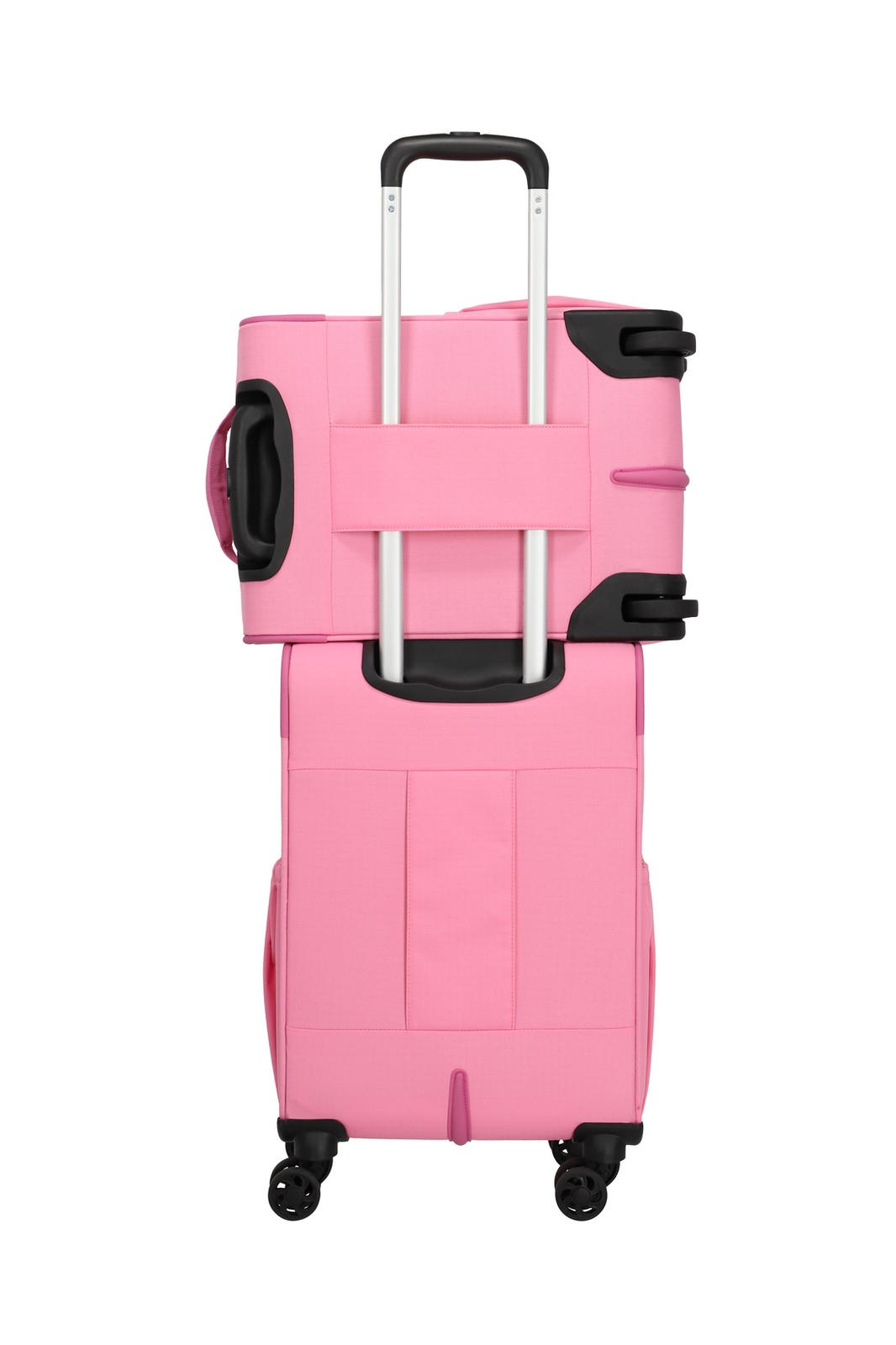 Travelite Minimover 2w Kids Trolley 19 liter | Kinderkoffer 81836 17 roze eenhoorn samen achterkant