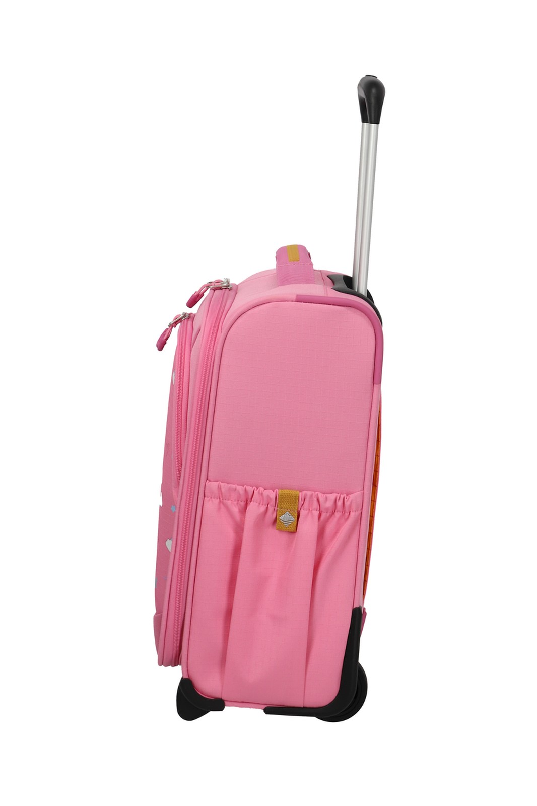 Travelite Minimover 2w Kids Trolley 19 liter | Kinderkoffer 81836 17 roze eenhoorn zijkant rechts