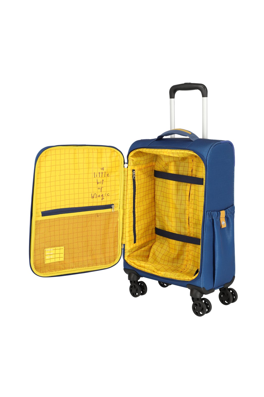 Travelite Minimover 4w Kids Trolley 36 liter | Kinderkoffer 81837 20 piraat-blauw open