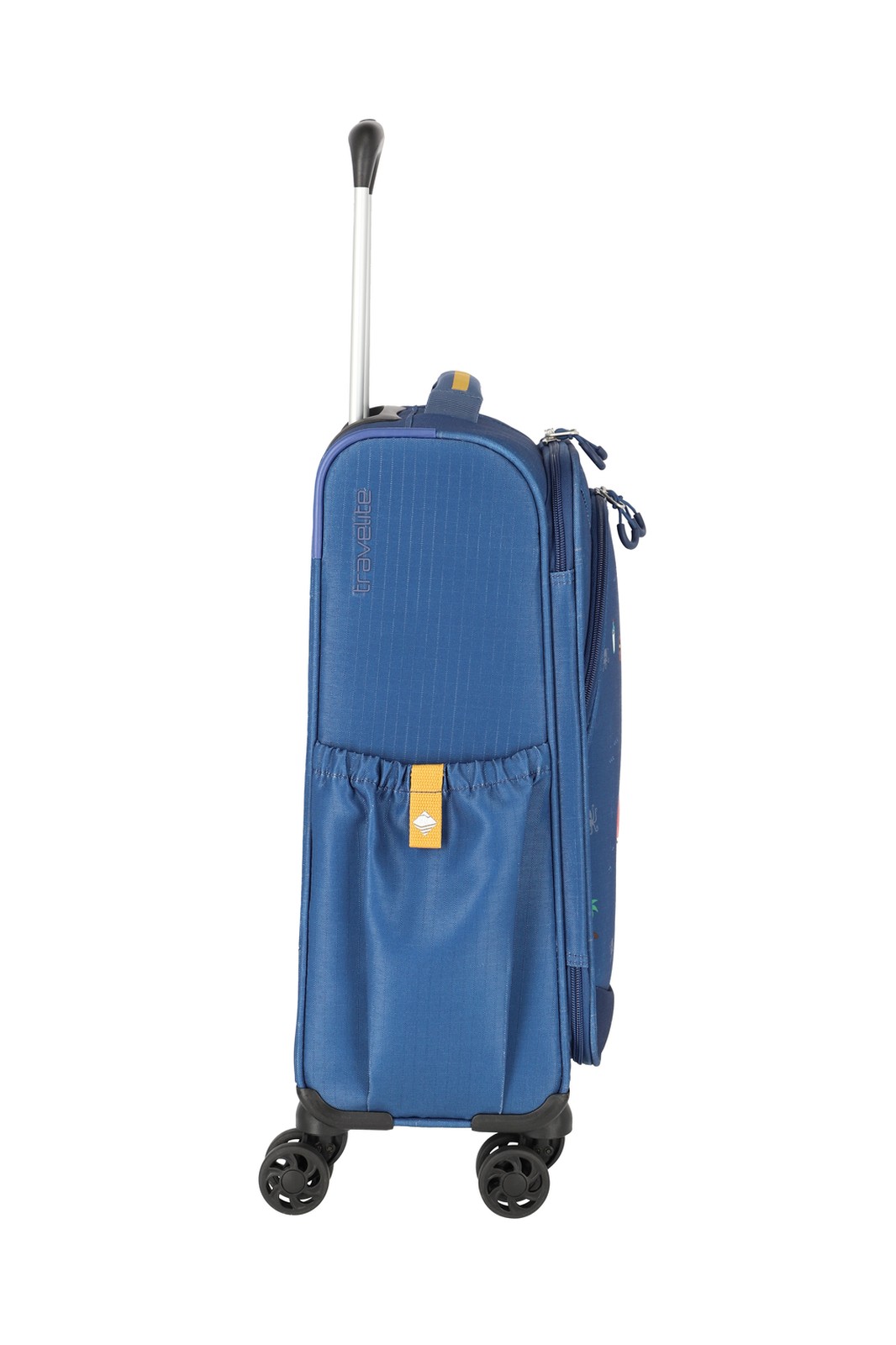 Travelite Minimover 4w Kids Trolley 36 liter | Kinderkoffer 81837 20 piraat-blauw zijkant links