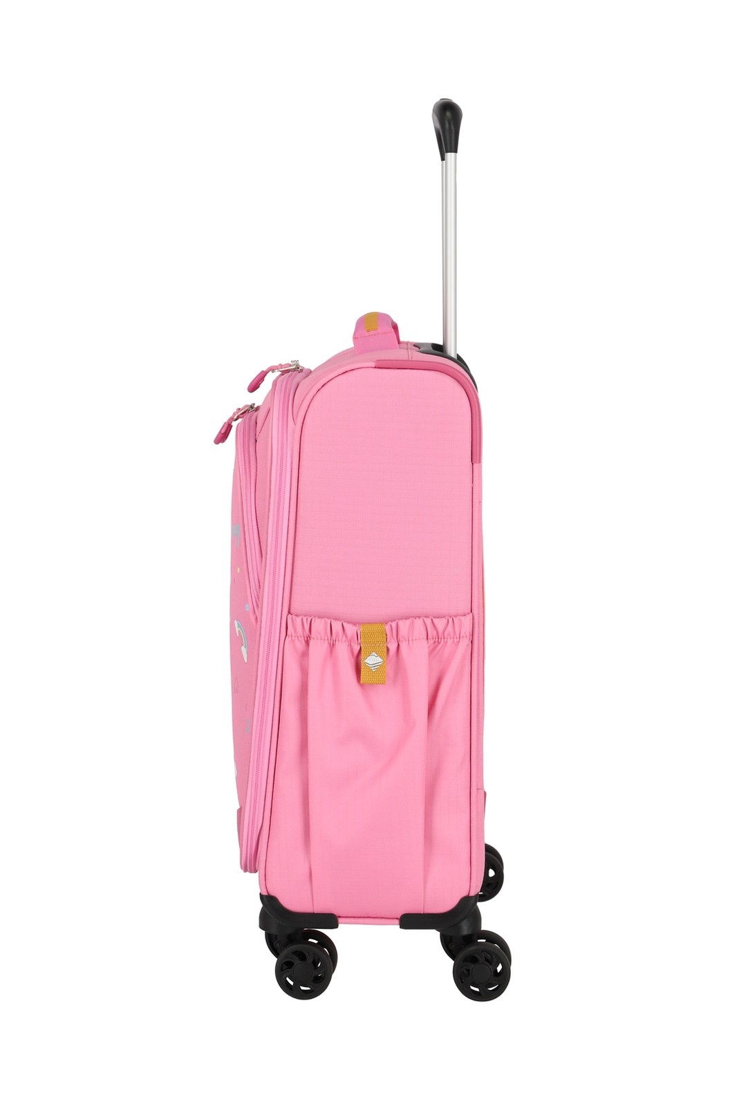 Travelite Minimover 4w Kids Trolley 36 liter | Kinderkoffer 81837 17 roze-eenhoorn zijkant rechts