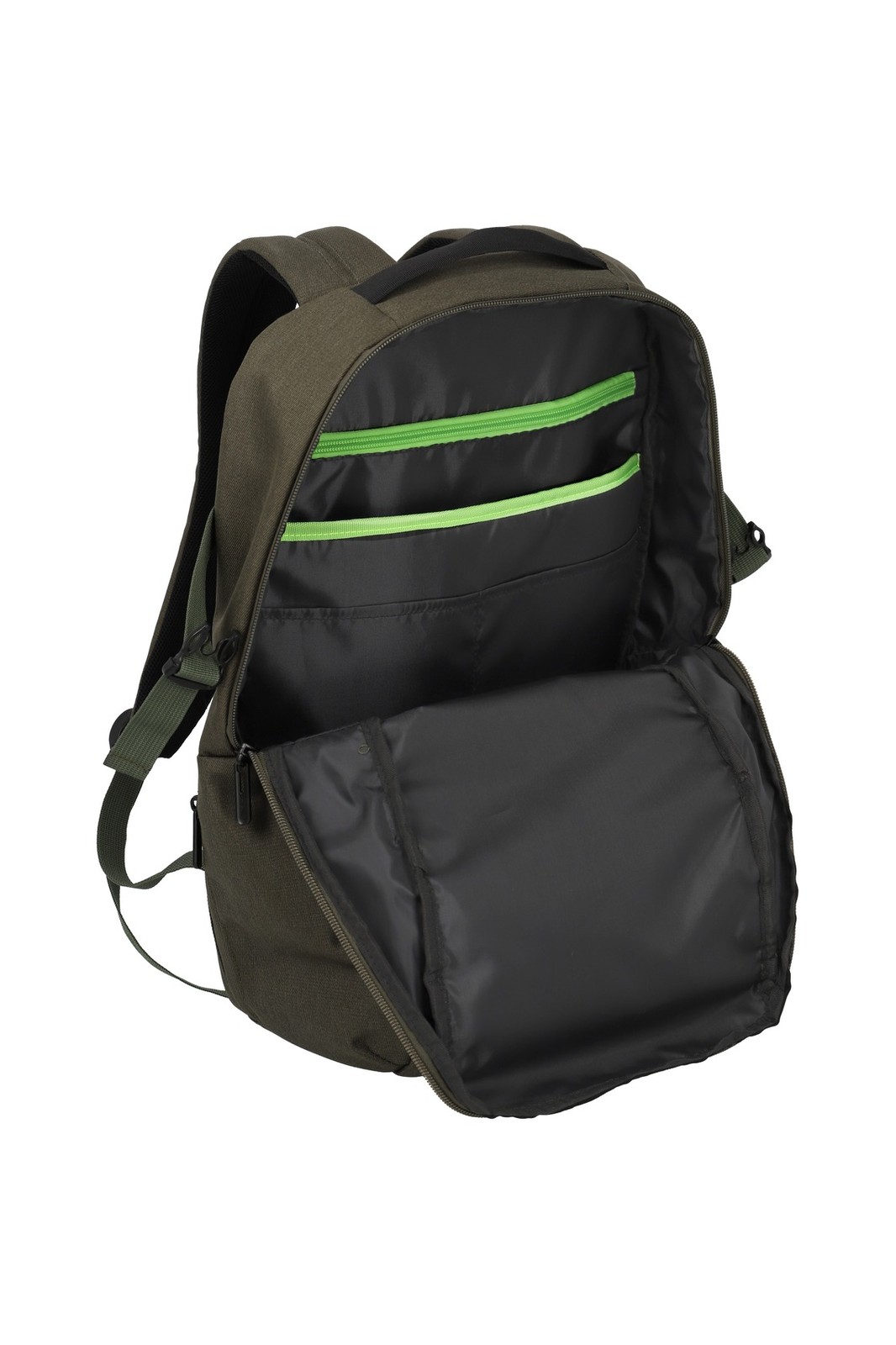 Travelite Pathway Backpack 17 liter | Daypack 96412 86 olijf groen binnenkant