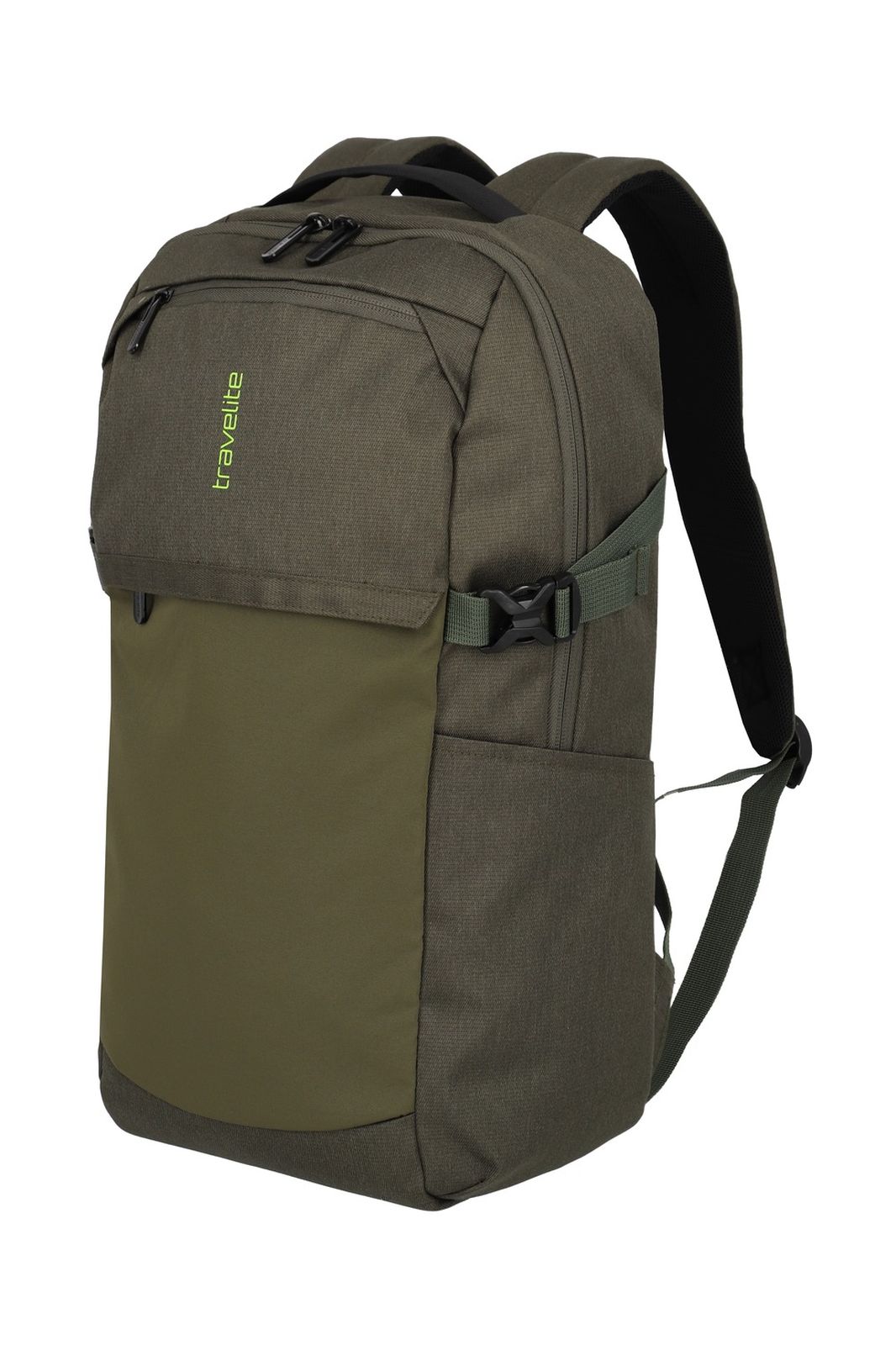 Travelite Pathway Backpack 17 liter | Daypack 96412 86 olijf groen schuin