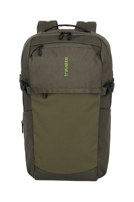 Travelite Pathway Backpack 17 liter | Daypack 96412 86 olijf groen voorkant