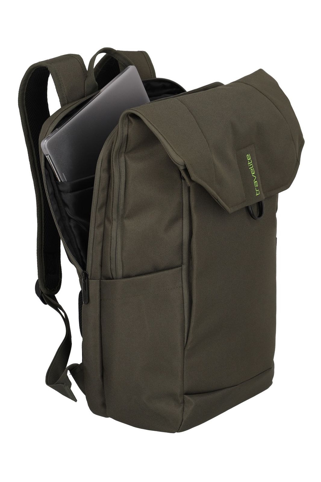 Travelite Pathway Backpack 24 liter | Laptoprugzak 96413 86 olijf groen laptop