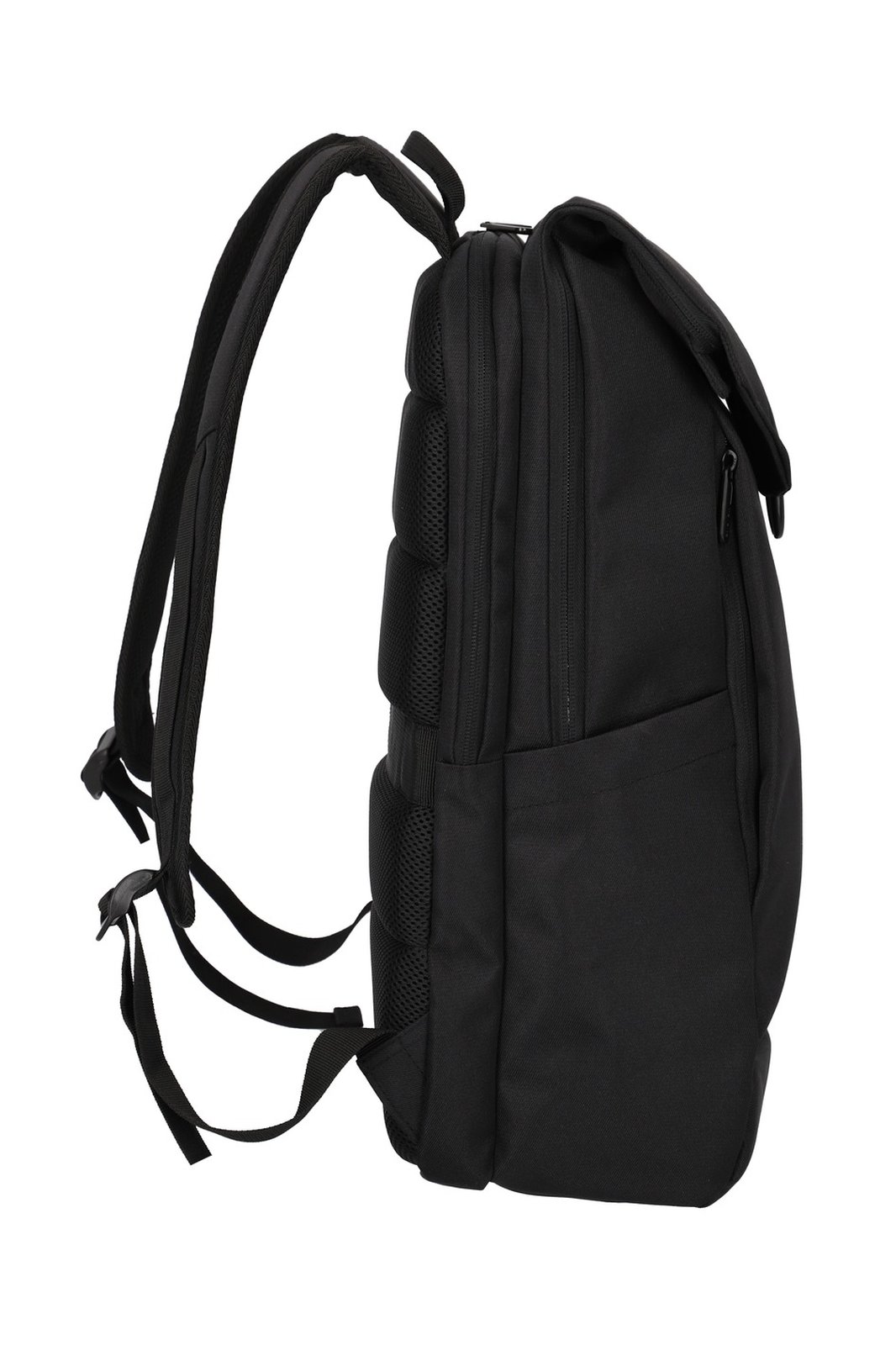 Travelite Pathway Backpack 24 liter | Laptoprugzak 96413 01 zwart zijkant links