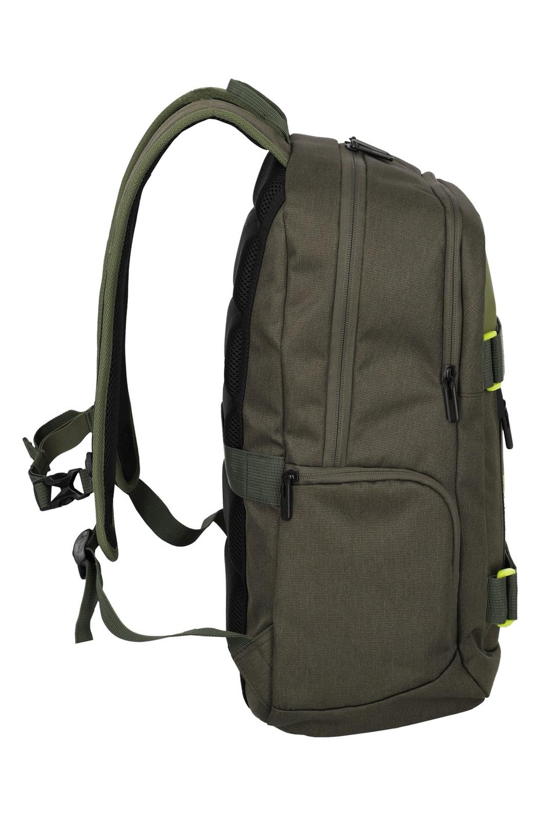 Travelite Pathway Backpack 28 liter | Laptoprugzak 96411 86 olijf groen zijkant links