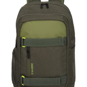 Travelite Pathway Backpack 28 liter | Laptoprugzak 96411 86 olijf groen voorkant