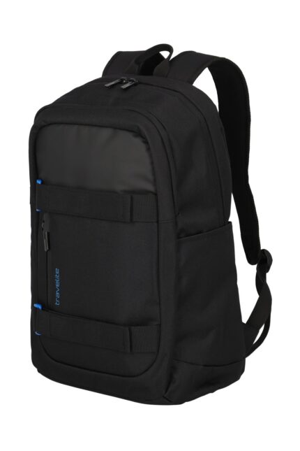 Travelite Pathway Backpack 28 liter | Laptoprugzak 96411 01 zwart schuin