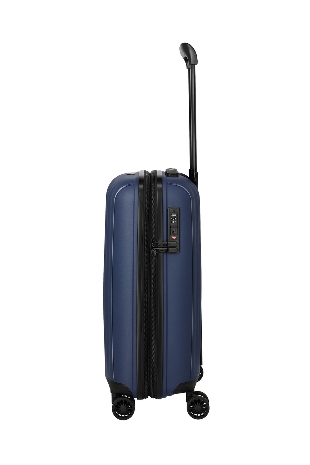 Travelite Skymate 4w Cabin Trolley 55 - Handbagage koffer 36 liter 7000247 20 blauw zijkant rechts
