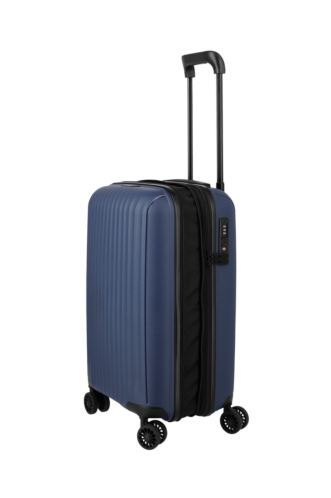 Travelite Skymate 4w Cabin Trolley 55 - Handbagage koffer 36 liter 7000247 20 blauw schuin